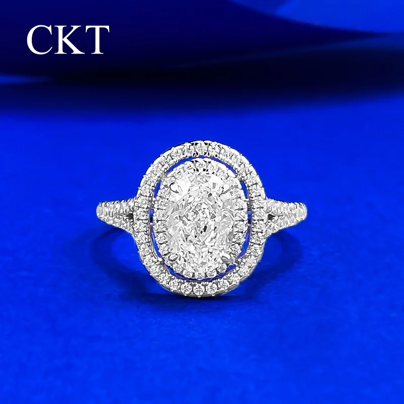 CKT 6*9 MM Oval Lab Sapphire Moissanite Diamond Gems Engagement Ring for Women 925 Sterling Silver Fine Jewelry 
CKT 6*9 MM Oval Lab Sapphire Moissanite Diamond Gems Engagement Ring for Women 925 Sterling Silver Fine Jewelry