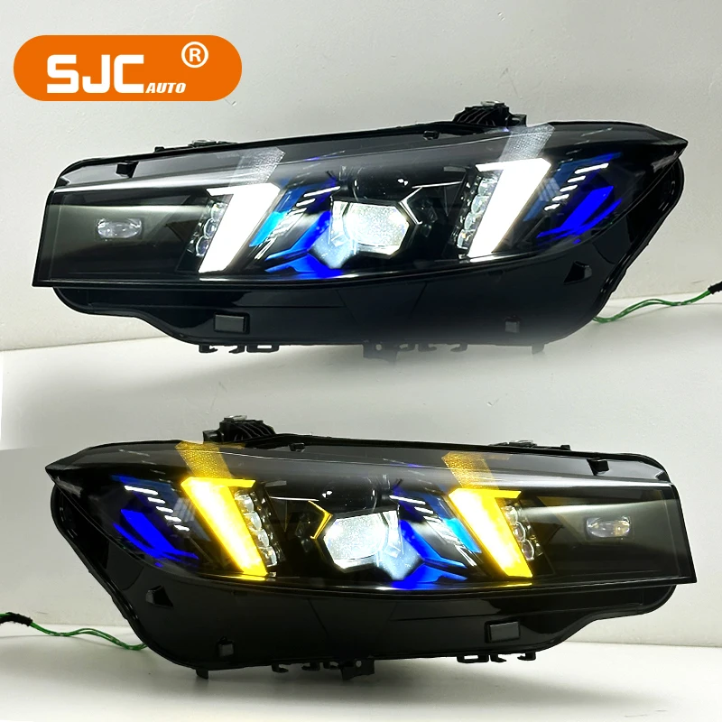 SJC White/Yellow DRL for BMW 3 Series G20 G28 Headlight 2023-2024 Snake Eyes Style Upgraded 2025 Front Lamp Car Accessories
SJC White/Yellow DRL for BMW 3 Series G20 G28 Headlight 2023-2024 Snake Eyes Style Upgraded 2025 Front Lamp Car Accessories