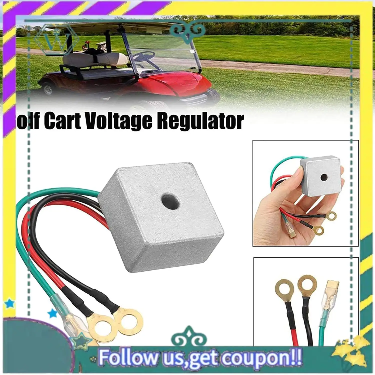 A82U-27739-G01voltage Regulator Rectifier For E-Z-GO EZGO 1994-2014 TXT Standard W/Lights Golf Cart Kart Club Stens 435-203
A82U-27739-G01voltage Regulator Rectifier For E-Z-GO EZGO 1994-2014 TXT Standard W/Lights Golf Cart Kart Club Stens 435-203