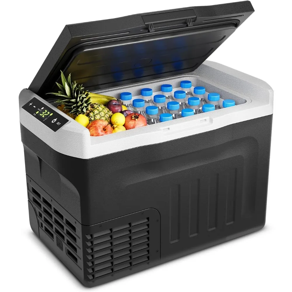 12V Refrigerator - 32QT(30L) Electric Cooler 12/24V DC&110-240V AC, Fast Cooling Portable Freezer for Camping Travel Outdoor Tru
12V Refrigerator - 32QT(30L) Electric Cooler 12/24V DC&110-240V AC, Fast Cooling Portable Freezer for Camping Travel Outdoor Tru