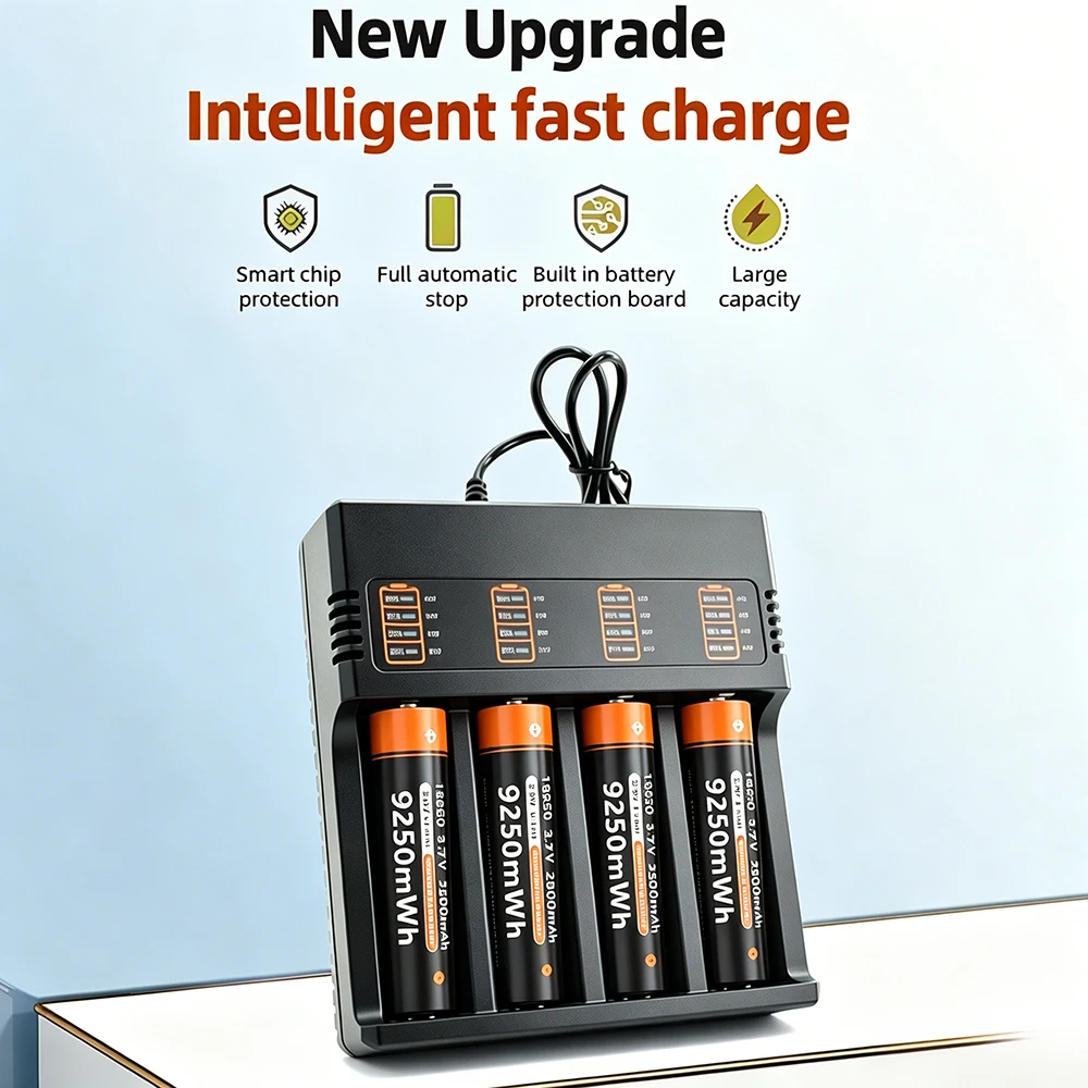 PHOMAX 18650 9250mWh 100% New Rechargeable Battery INR18650/35V 3500mAh Li-ion 3.7V Battery 18650 Battery & USB LED Fast Charger
PHOMAX 18650 9250mWh 100% New Rechargeable Battery INR18650/35V 3500mAh Li-ion 3.7V Battery 18650 Battery & USB LED Fast Charger