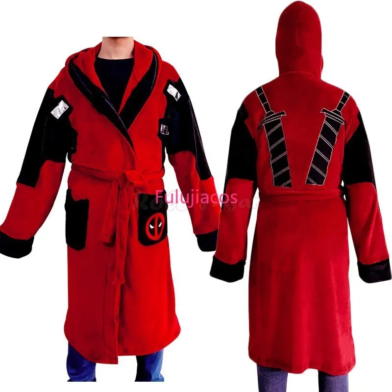 Fulujiacos Bathrobe Adult Unisex Winter Warm Flannel Hooded Pajamas Sleepwear Gift
Fulujiacos Bathrobe Adult Unisex Winter Warm Flannel Hooded Pajamas Sleepwear Gift