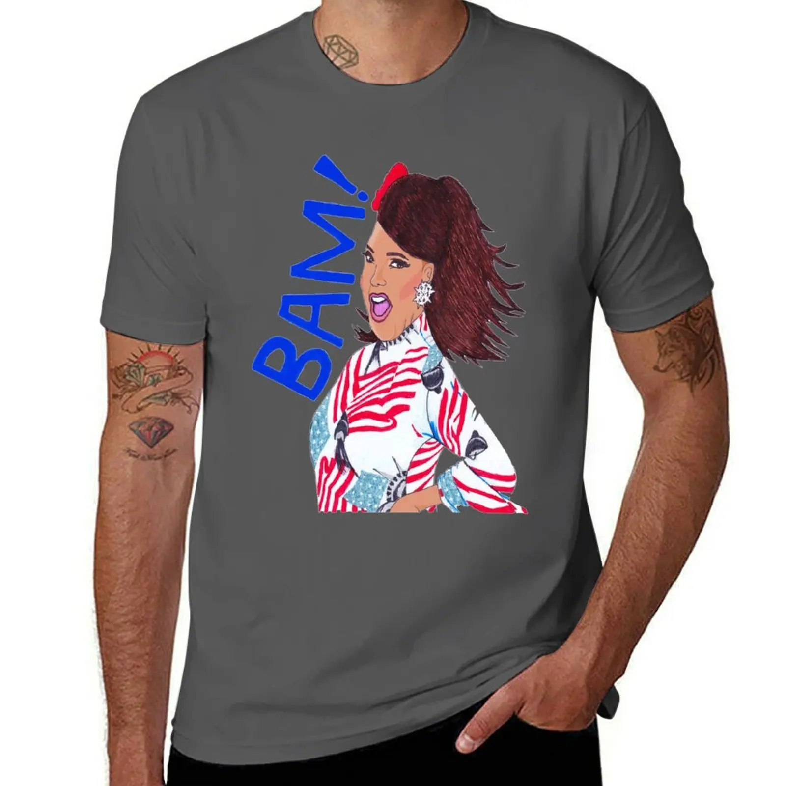 Alexis Mateo BAM! T-Shirt Fashion Casual Short Sleeve T-Shirt
Alexis Mateo BAM! T-Shirt Fashion Casual Short Sleeve T-Shirt