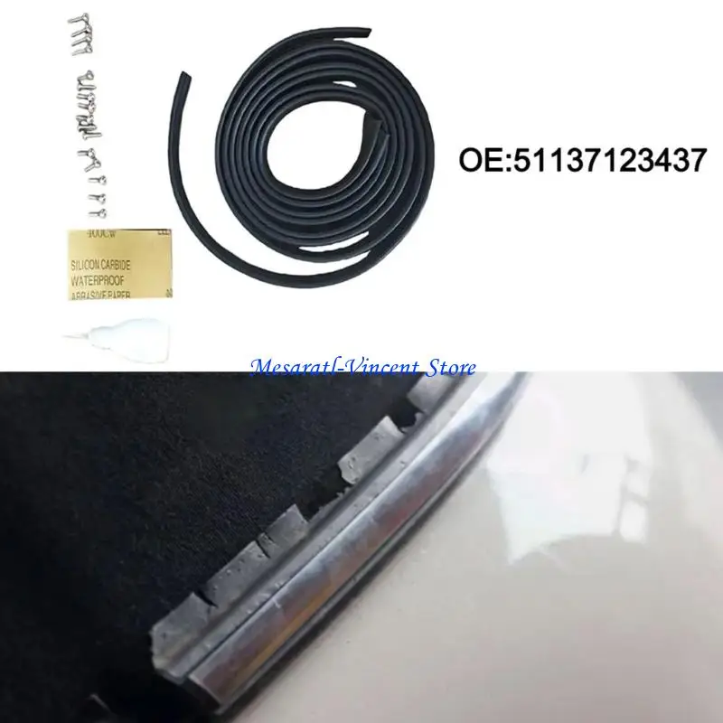 A70F Waterproof Sealing Strips for R52 R57 Vehicle Roof Rain 51137123437
A70F Waterproof Sealing Strips for R52 R57 Vehicle Roof Rain 51137123437