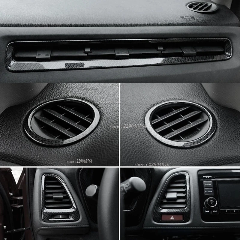 For Honda HRV HR-V Vezel 2014-2018 2019 Interior Accessories Carbon Fiber Air Conditonnal Vent Cover Trim AC Outlet Decoration
For Honda HRV HR-V Vezel 2014-2018 2019 Interior Accessories Carbon Fiber Air Conditonnal Vent Cover Trim AC Outlet Decoration