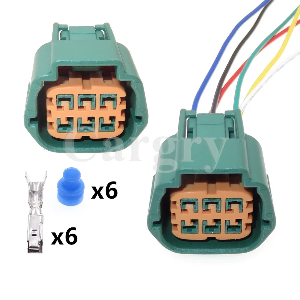 1 Set 6P Auto Wire Waterproof Socket 6189-0766 6189-1102 Electronic Throttle Valve Plug AC Assembly For Nissan TEANA X-TRAIL
1 Set 6P Auto Wire Waterproof Socket 6189-0766 6189-1102 Electronic Throttle Valve Plug AC Assembly For Nissan TEANA X-TRAIL