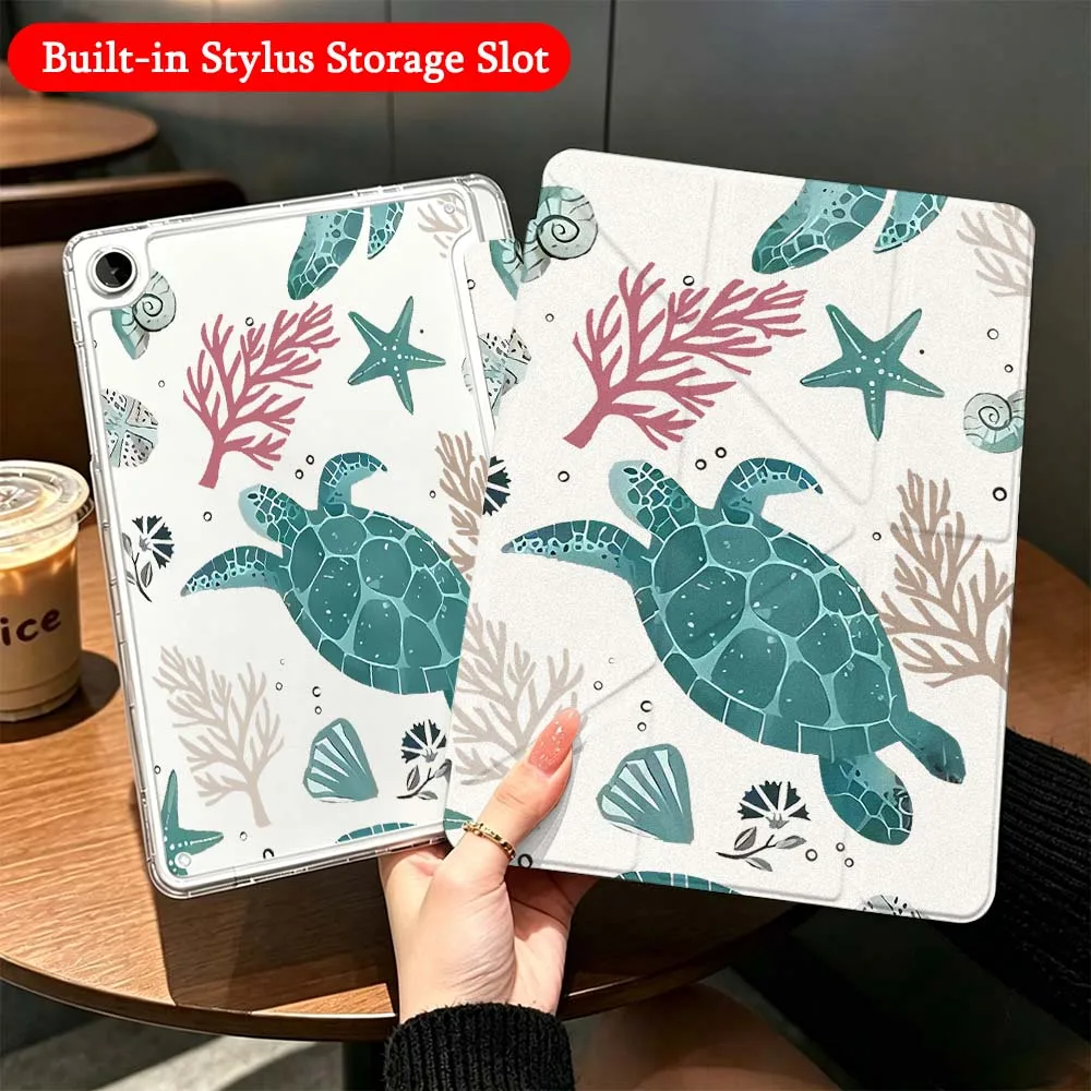 Cartoon Sea Turtle Shells For Samsung Galaxy Tab A9 A8 A11 S6 S7 S8 S9 S10 FE Plus Lite Transparent Y-Shaped Folding Tablet Case
Cartoon Sea Turtle Shells For Samsung Galaxy Tab A9 A8 A11 S6 S7 S8 S9 S10 FE Plus Lite Transparent Y-Shaped Folding Tablet Case