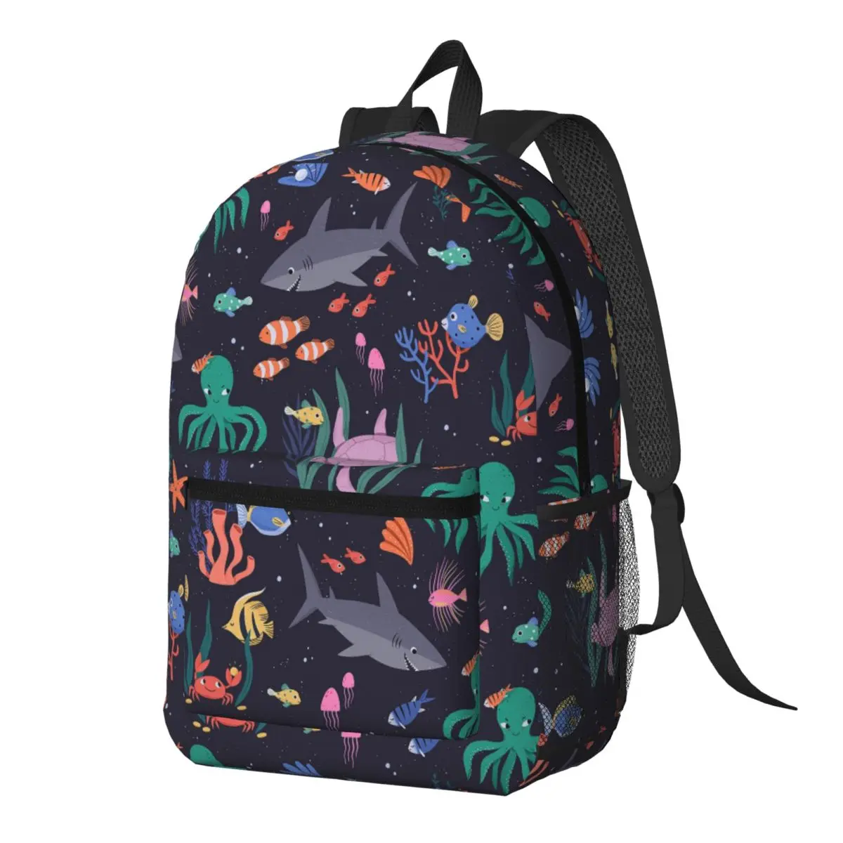 Cartoon Fish Shark And Aquatic Plants Backpack Daypack Large Capacity Boys Girls BookBag School Bag Shoulder Bags for Men Women
Cartoon Fish Shark And Aquatic Plants Backpack Daypack Large Capacity Boys Girls BookBag School Bag Shoulder Bags for Men Women