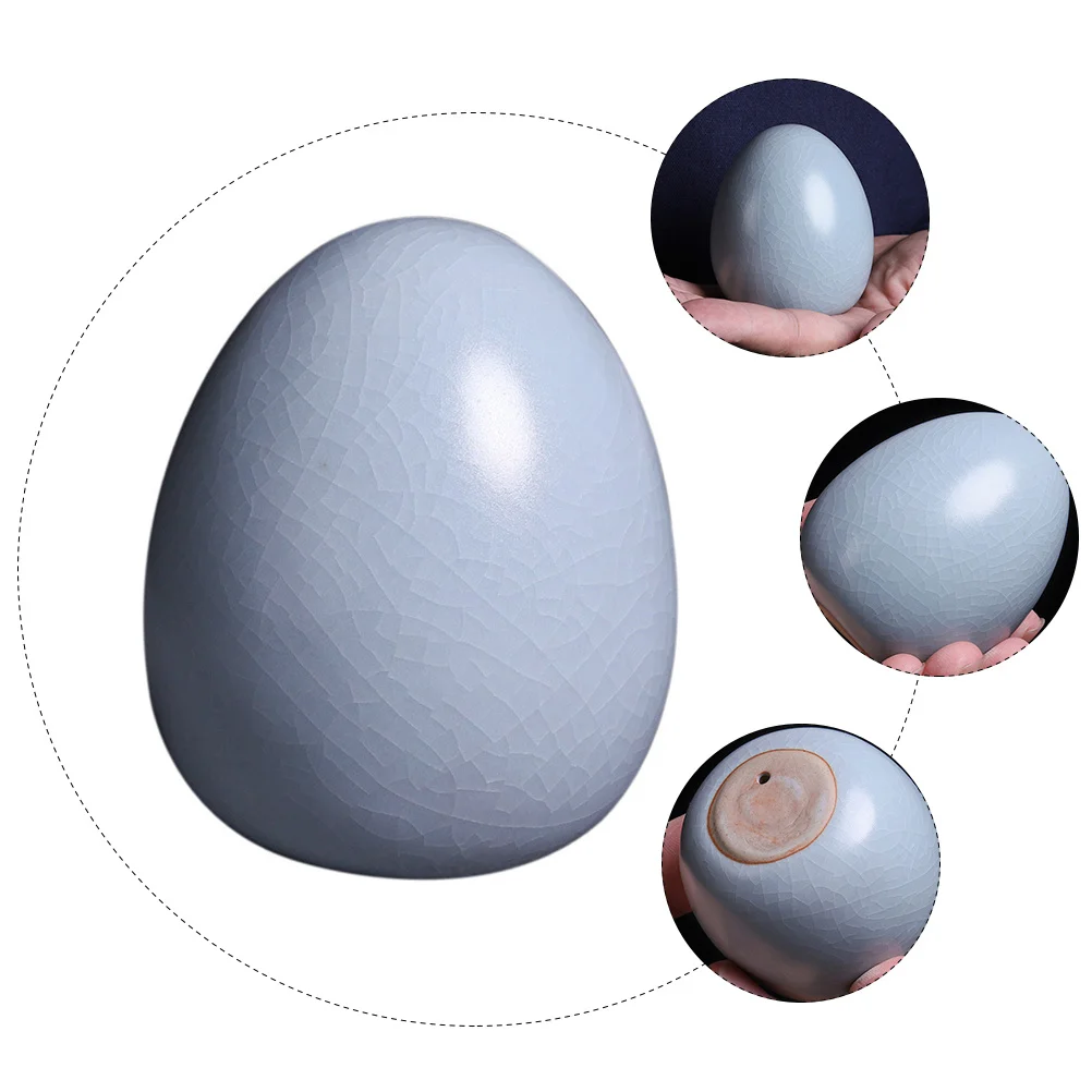 1Pcs Ceramic Desktop Egg Ornament Creative Pottery Craft Indoor Unique Egg Shaped Decoration Ceramic Ornament 
1Pcs Ceramic Desktop Egg Ornament Creative Pottery Craft Indoor Unique Egg Shaped Decoration Ceramic Ornament