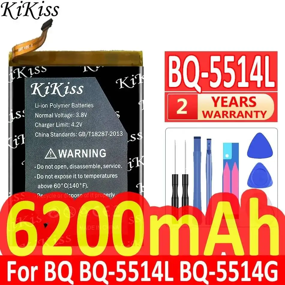 Lightweight Mobile Phone Battery For BQ BQ-5514L Strike Power 4G High Compatibility 6200mAh
Lightweight Mobile Phone Battery For BQ BQ-5514L Strike Power 4G High Compatibility 6200mAh