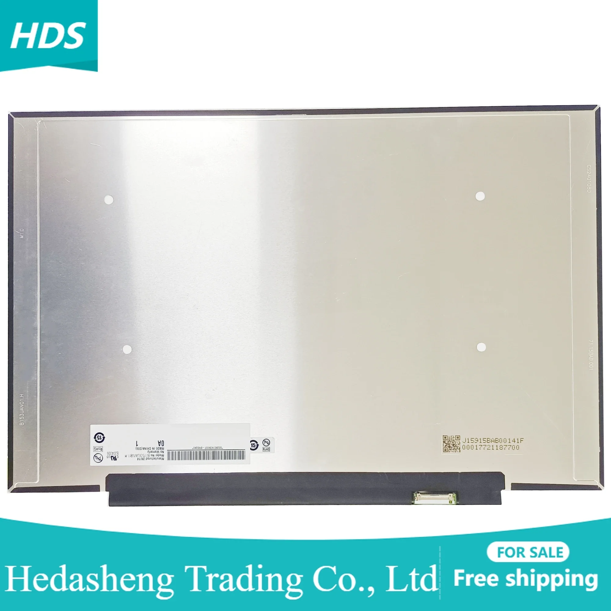 B153UAN01.H NV153WUM-N61 IPS 30pins 1920x1200 Display Panel Matrix Replacement 15.3 inch Laptop LCD LED Screen
B153UAN01.H NV153WUM-N61 IPS 30pins 1920x1200 Display Panel Matrix Replacement 15.3 inch Laptop LCD LED Screen