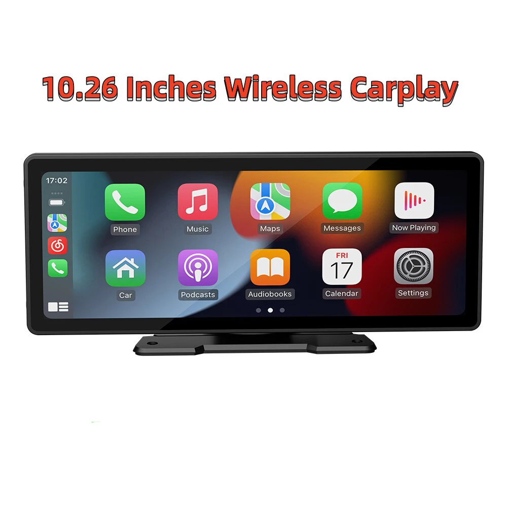 10.26” Screen Car Radio Multimedia WIFI Video Player Wireless Carplay Screen for Apple Or Android
10.26” Screen Car Radio Multimedia WIFI Video Player Wireless Carplay Screen for Apple Or Android