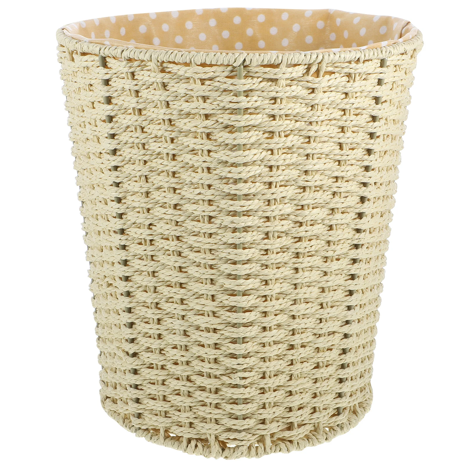 Creative Rope Trash Can Large Capacity Cloth Lined Laundry Basket Woven Storage Bin Waste Paper Holder Home Decor Color
Creative Rope Trash Can Large Capacity Cloth Lined Laundry Basket Woven Storage Bin Waste Paper Holder Home Decor Color