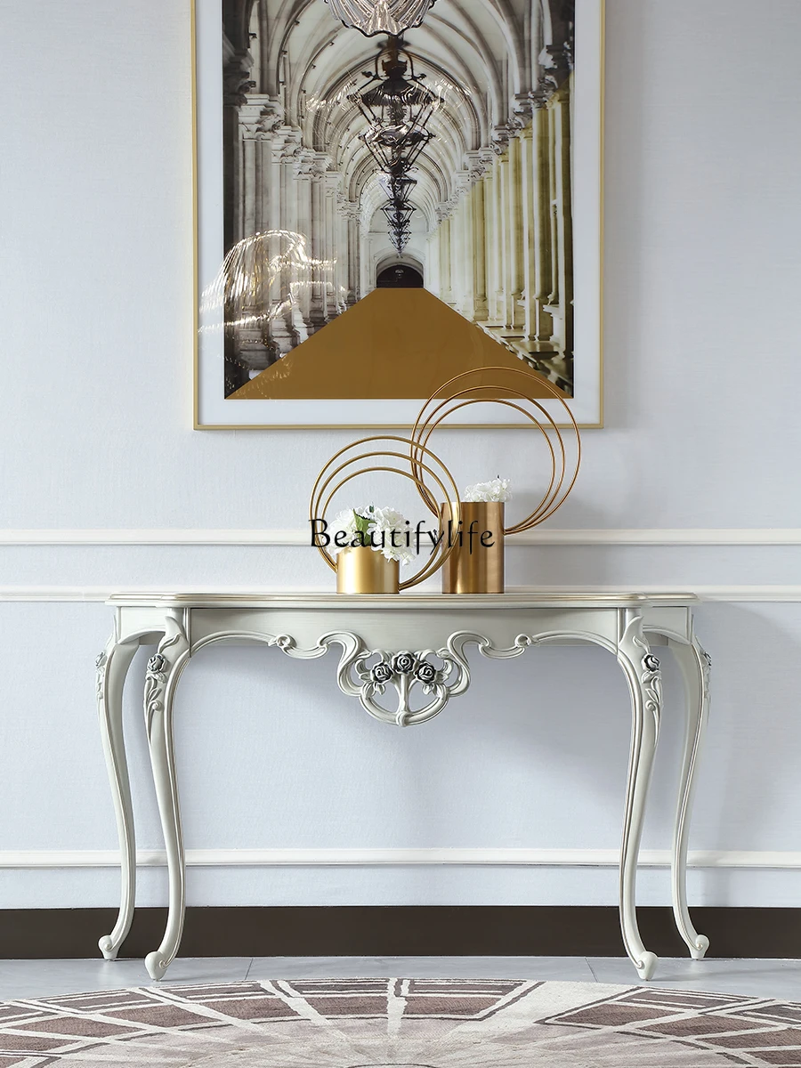 French Entry Lux Household Solid Wood Console European Style Wall Console Tables
French Entry Lux Household Solid Wood Console European Style Wall Console Tables