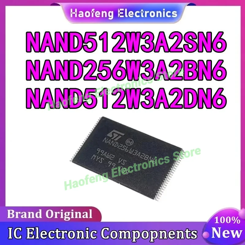 NAND256W3A2BN6 NAND512W3A2SN6 NAND512W3A2DN6 TSOP48 FLASH 32MB IC Chip NEW ORIGINAL in stock
NAND256W3A2BN6 NAND512W3A2SN6 NAND512W3A2DN6 TSOP48 FLASH 32MB IC Chip NEW ORIGINAL in stock