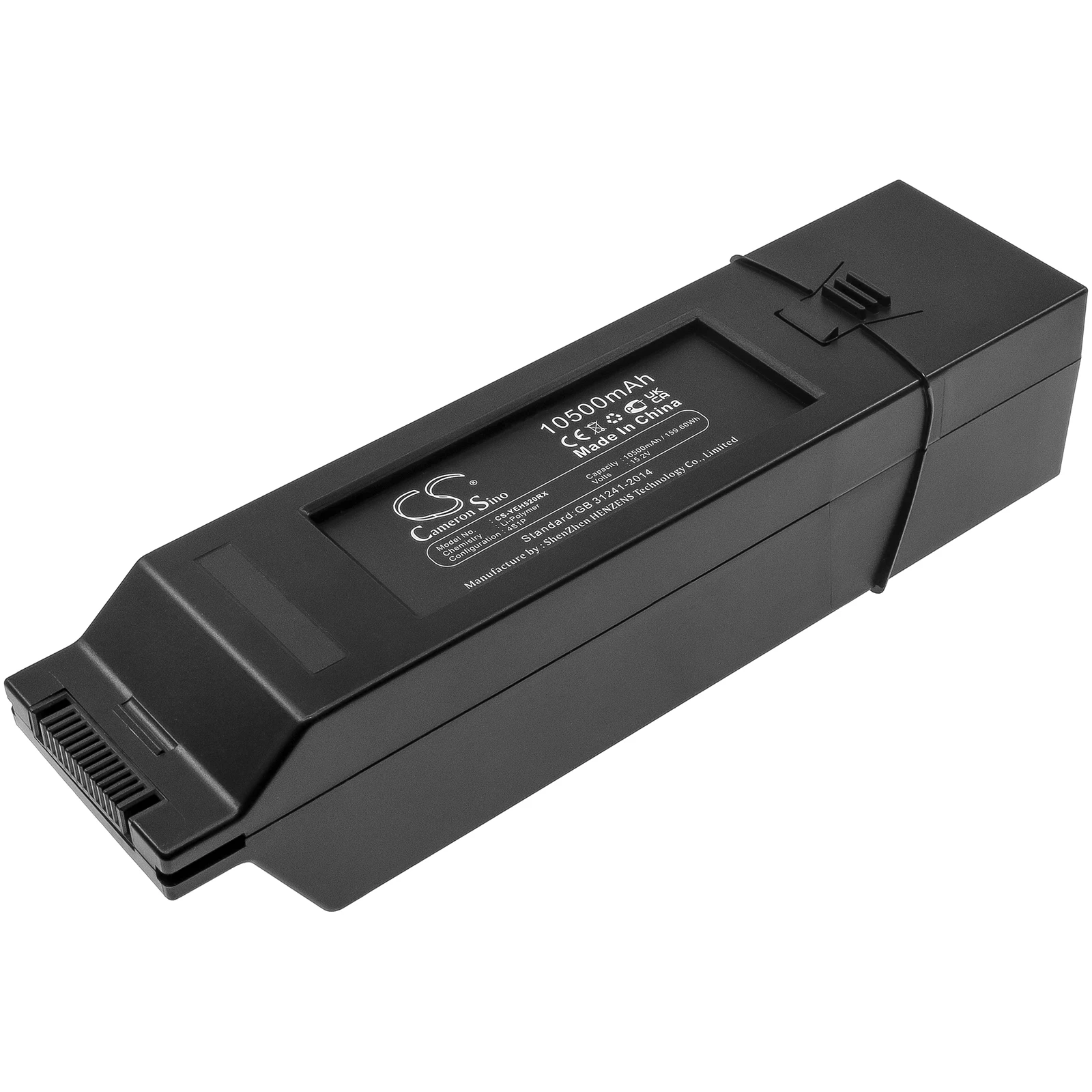 Li-Polymer Drones Battery for YUNEEC, 15.2V, 10500mAh, Compatible Models: H3, H520E(Part No:GFH10500)
Li-Polymer Drones Battery for YUNEEC, 15.2V, 10500mAh, Compatible Models: H3, H520E(Part No:GFH10500)