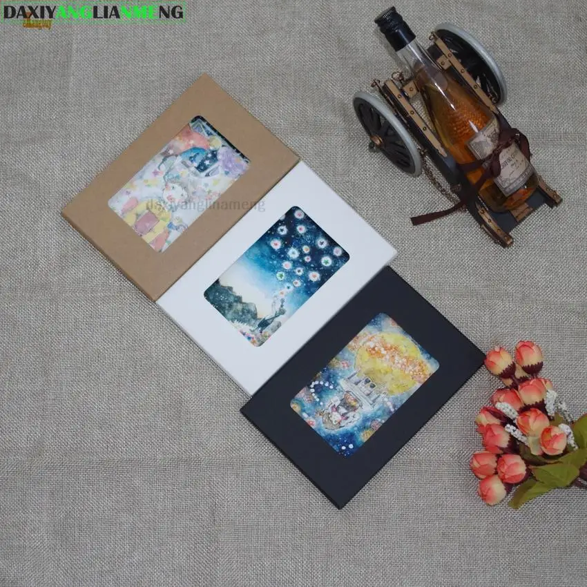 50pcs Kraft Paper Boxes, 155x102x5mm, perfect for postcards, photos and invitation card packaging, a practical office supply.
50pcs Kraft Paper Boxes, 155x102x5mm, perfect for postcards, photos and invitation card packaging, a practical office supply.
