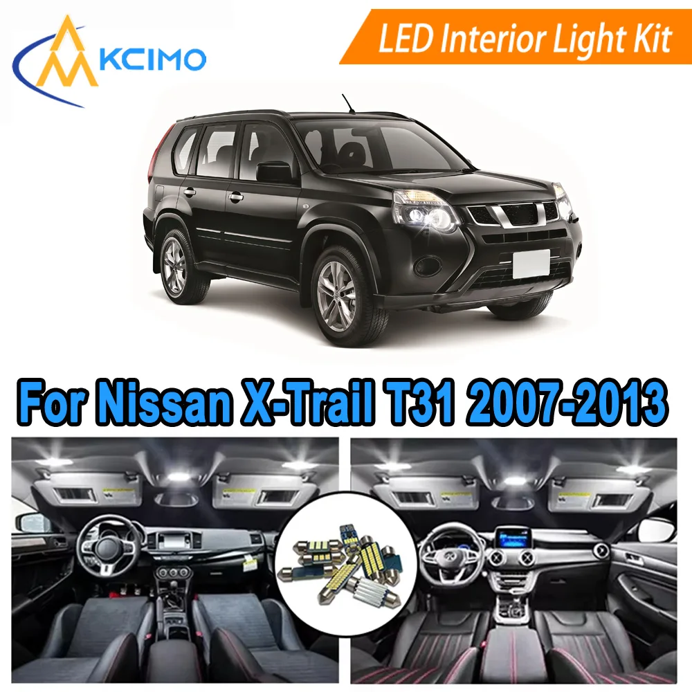 LED Kit For Nissan X-Trail T31 2007-2013 Interior Lights Package - Dome, Map, Footwell, Door, Trunk Lights - White/Blue
LED Kit For Nissan X-Trail T31 2007-2013 Interior Lights Package - Dome, Map, Footwell, Door, Trunk Lights - White/Blue
