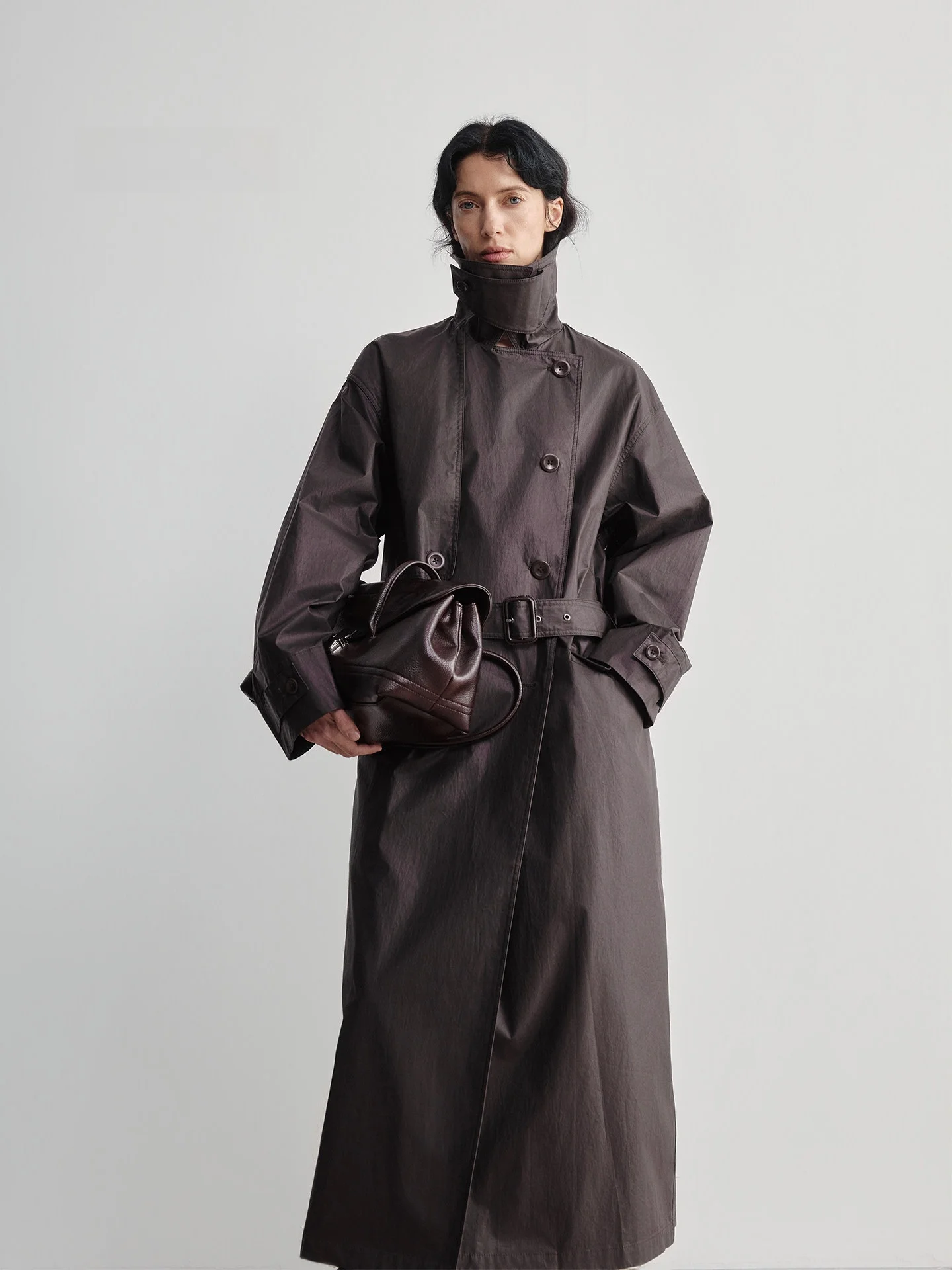 WUUO Pure Cotton Coated Jaet Women's Spring 2026 Mid-Length Belted Coat LEMAIR Sle Artistic Commute Long Sve Stand Collar
WUUO Pure Cotton Coated Jaet Women's Spring 2026 Mid-Length Belted Coat LEMAIR Sle Artistic Commute Long Sve Stand Collar