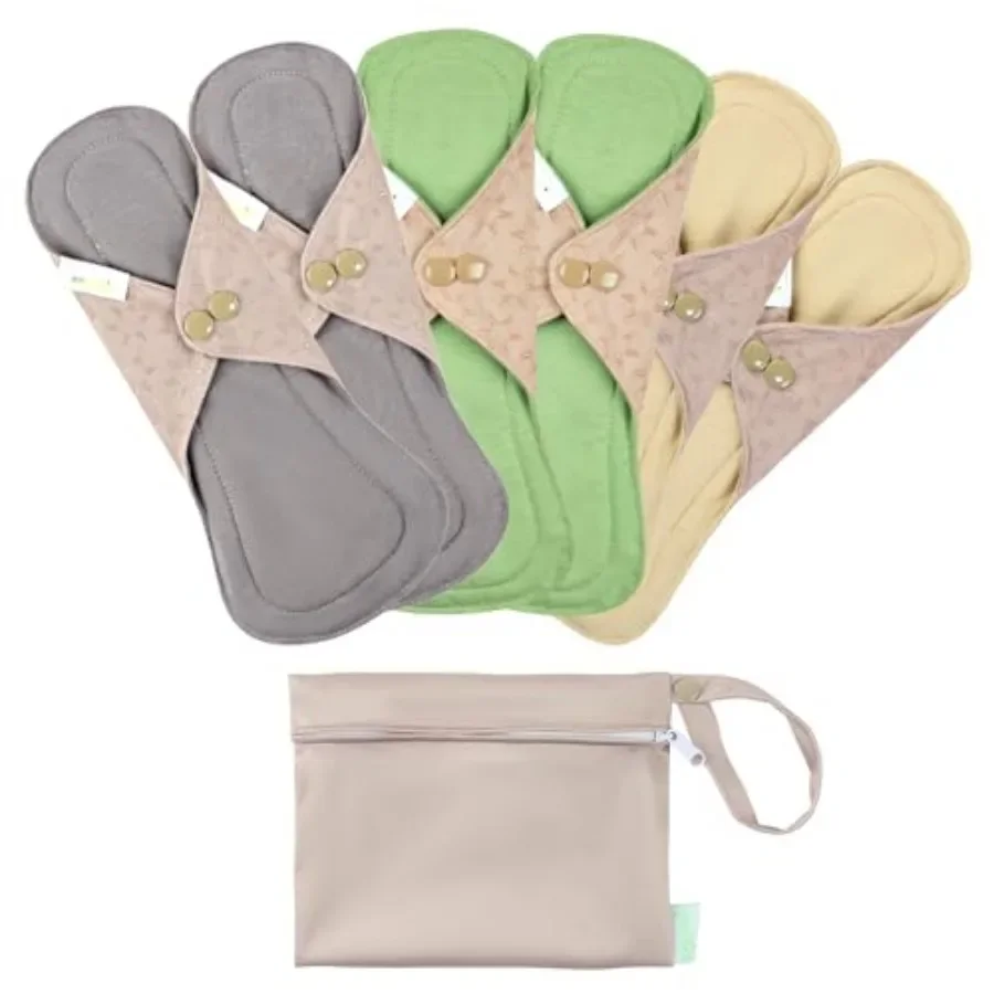 6 Pcs Reusable Menstrual Pa, Ultra ornt Clot Pa eavy Flow, Sanitary Teens, Women, Non, Inner Md Yow, Grey, i, Ro Gold Or, S
6 Pcs Reusable Menstrual Pa, Ultra ornt Clot Pa eavy Flow, Sanitary Teens, Women, Non, Inner Md Yow, Grey, i, Ro Gold Or, S