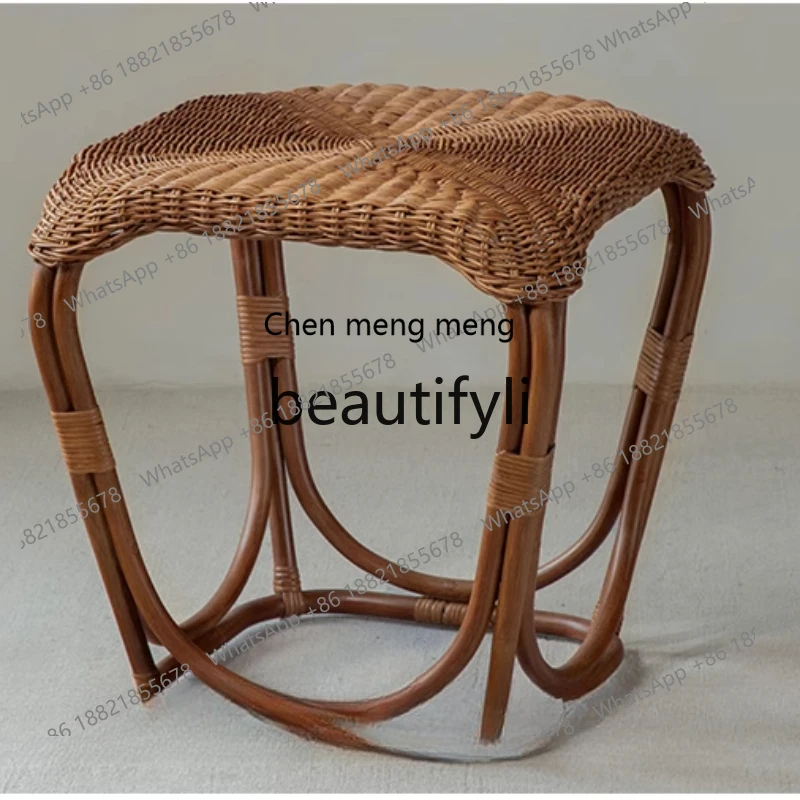 Japanese style, natural plant rattan stool creative sofa side few
Japanese style, natural plant rattan stool creative sofa side few
