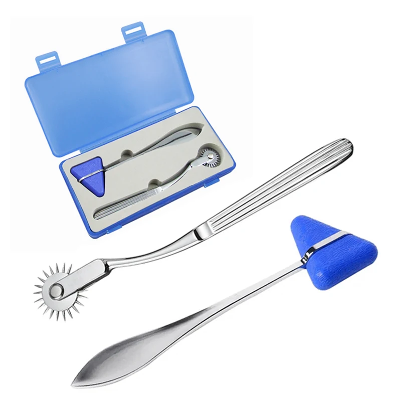 Taylor Triangle Reflex Wartenburg Pinwheel Percussion Neurological Hammer Percussor Diagnostic Nerve Examination Tool Set C3
Taylor Triangle Reflex Wartenburg Pinwheel Percussion Neurological Hammer Percussor Diagnostic Nerve Examination Tool Set C3