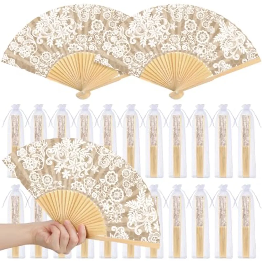 36 Set Wedding Hand Fans for Guests Bulk Vintage Lace Paper Fan Retro Kraft Floral Folding Fans with Organza Bags Thank You Gif
36 Set Wedding Hand Fans for Guests Bulk Vintage Lace Paper Fan Retro Kraft Floral Folding Fans with Organza Bags Thank You Gif