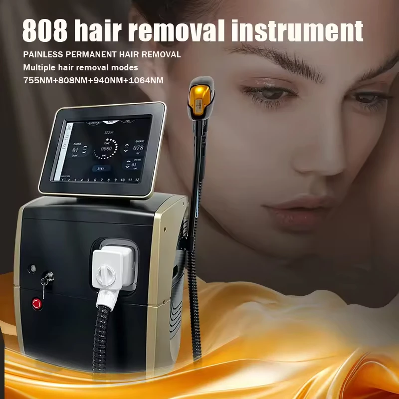 2025 Новый черный золотой высокопрочный диодный лазер 808 нм для удаления волос для лица и тела 1064 нм 755 нм длины волны коммерческого использования
2025 Новый черный золотой высокопрочный диодный лазер 808 нм для удаления волос для лица и тела 1064 нм 755 нм длины волны коммерческого использования