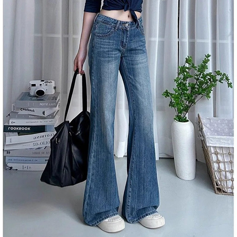 2026 Hot Sale Girls Low Waist Flared Jeans Lady Fashion Casual Daily Pants Women Korean Baggy Denim Trousers
2026 Hot Sale Girls Low Waist Flared Jeans Lady Fashion Casual Daily Pants Women Korean Baggy Denim Trousers