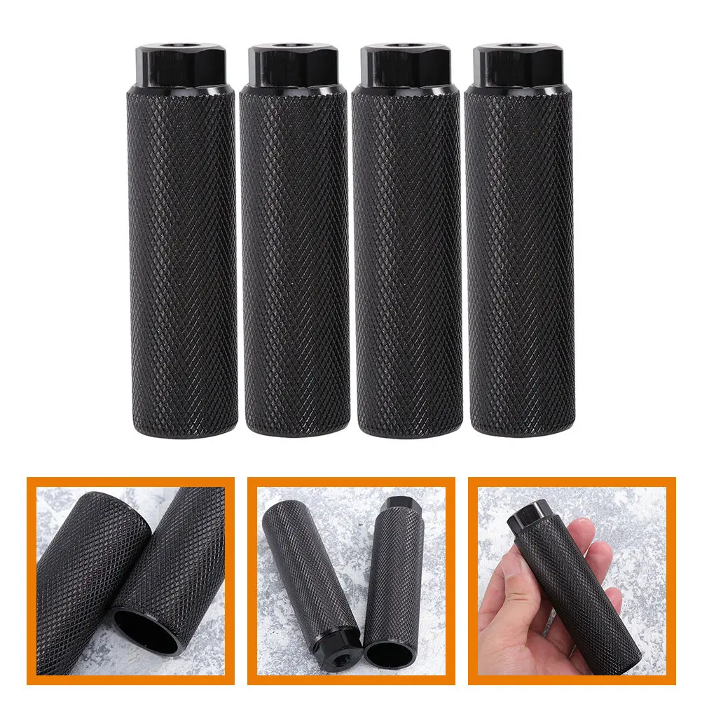 4Pcs Aluminum Alloy Bike Footrests Rear Axle Pegs for Bicycle Passenger Carrier Non-Slip Cylinder Design Sturdy Heavy-Duty
4Pcs Aluminum Alloy Bike Footrests Rear Axle Pegs for Bicycle Passenger Carrier Non-Slip Cylinder Design Sturdy Heavy-Duty