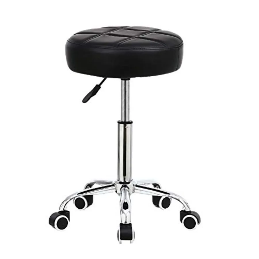 Round Rolling Stool PU Leather Height Adjustable Swivel Drafting Work SPA Medical Salon Stools Chair with Wheels Black
Round Rolling Stool PU Leather Height Adjustable Swivel Drafting Work SPA Medical Salon Stools Chair with Wheels Black