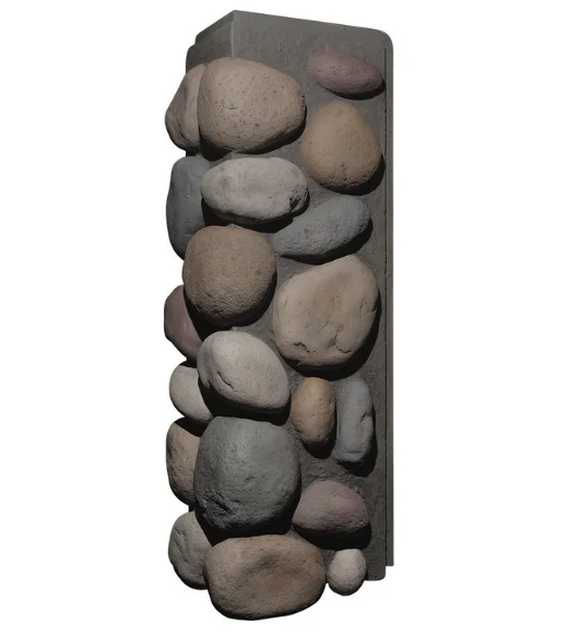 River Rock Faux Rock Outside Corner Tall- Interlocking
River Rock Faux Rock Outside Corner Tall- Interlocking
