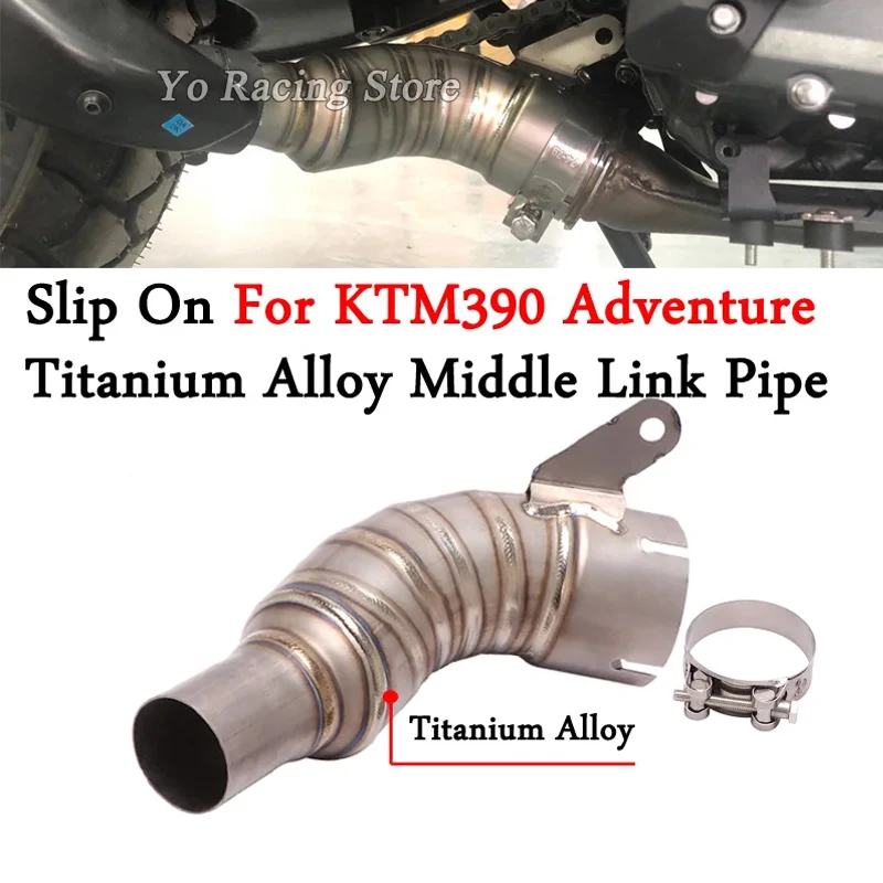 Slip On For KTM 390 250 Adventure ADV KTM390 KTM250 2020 2021 Motorcycle Exhaust System Escape Titanium Alloy Middle Link Pipe
Slip On For KTM 390 250 Adventure ADV KTM390 KTM250 2020 2021 Motorcycle Exhaust System Escape Titanium Alloy Middle Link Pipe