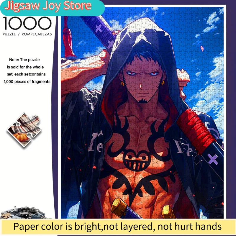 Большой аниме-пазл ONE PIECE - Глава «Трафальгар Лоу» с культовым изображением из One Piece, сложная коллекционная головоломка для любителей аниме и семейного досуга
Большой аниме-пазл ONE PIECE - Глава «Трафальгар Лоу» с культовым изображением из One Piece, сложная коллекционная головоломка для любителей аниме и семейного досуга