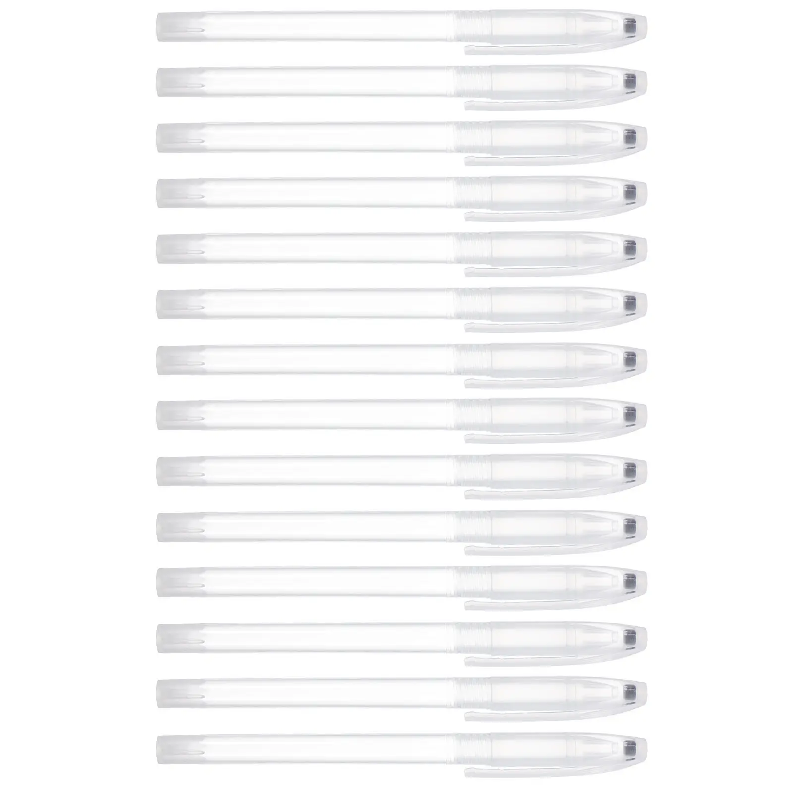 50Pcs Clear Plastic Pen Shell Empty Tubes Refillable Gel Ink Pen Holders Replacement for School Office Supplies Stationery
50Pcs Clear Plastic Pen Shell Empty Tubes Refillable Gel Ink Pen Holders Replacement for School Office Supplies Stationery