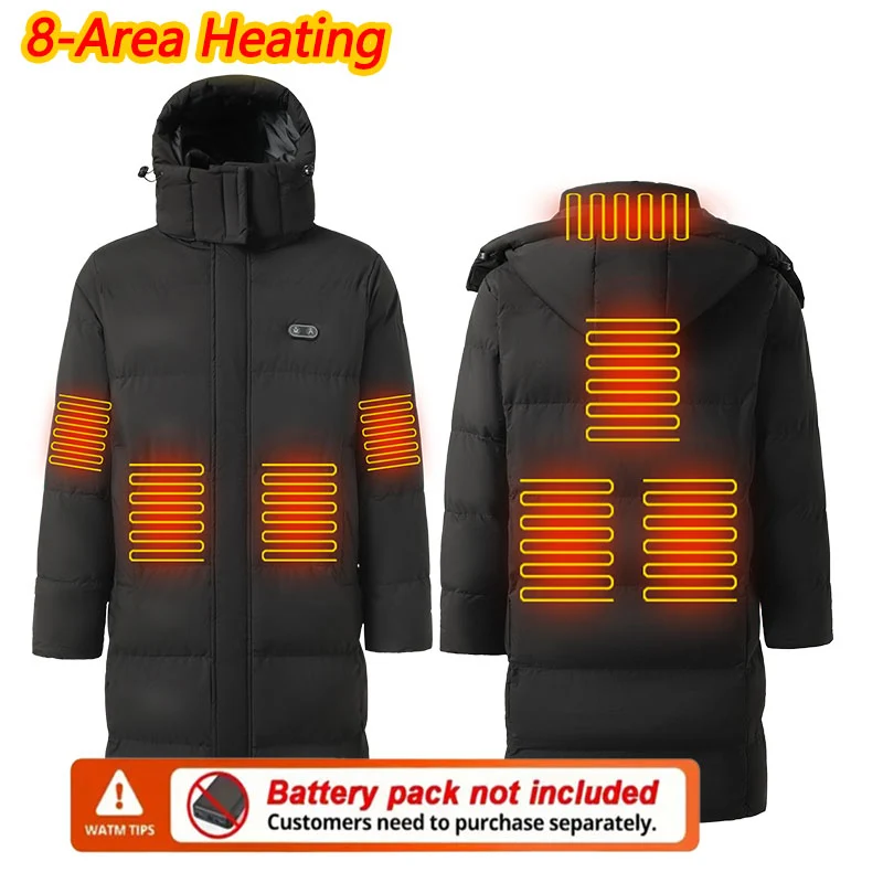8 Zones Heated Hoodies Jacket That Will Heat Up Windproof Male Long Style Hoodie Jacket Winter Warm(Not Included The Power Bank)
8 Zones Heated Hoodies Jacket That Will Heat Up Windproof Male Long Style Hoodie Jacket Winter Warm(Not Included The Power Bank)