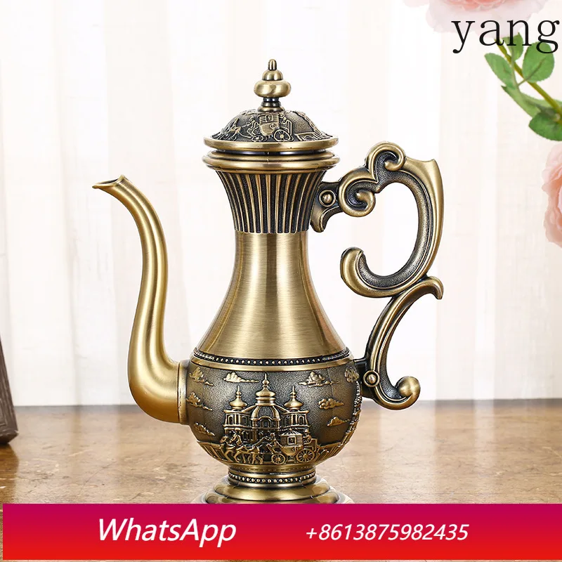 LMM household high-end old-fashioned nostalgic imitation ancient creative bronze wine jug wedding classical ornament
LMM household high-end old-fashioned nostalgic imitation ancient creative bronze wine jug wedding classical ornament