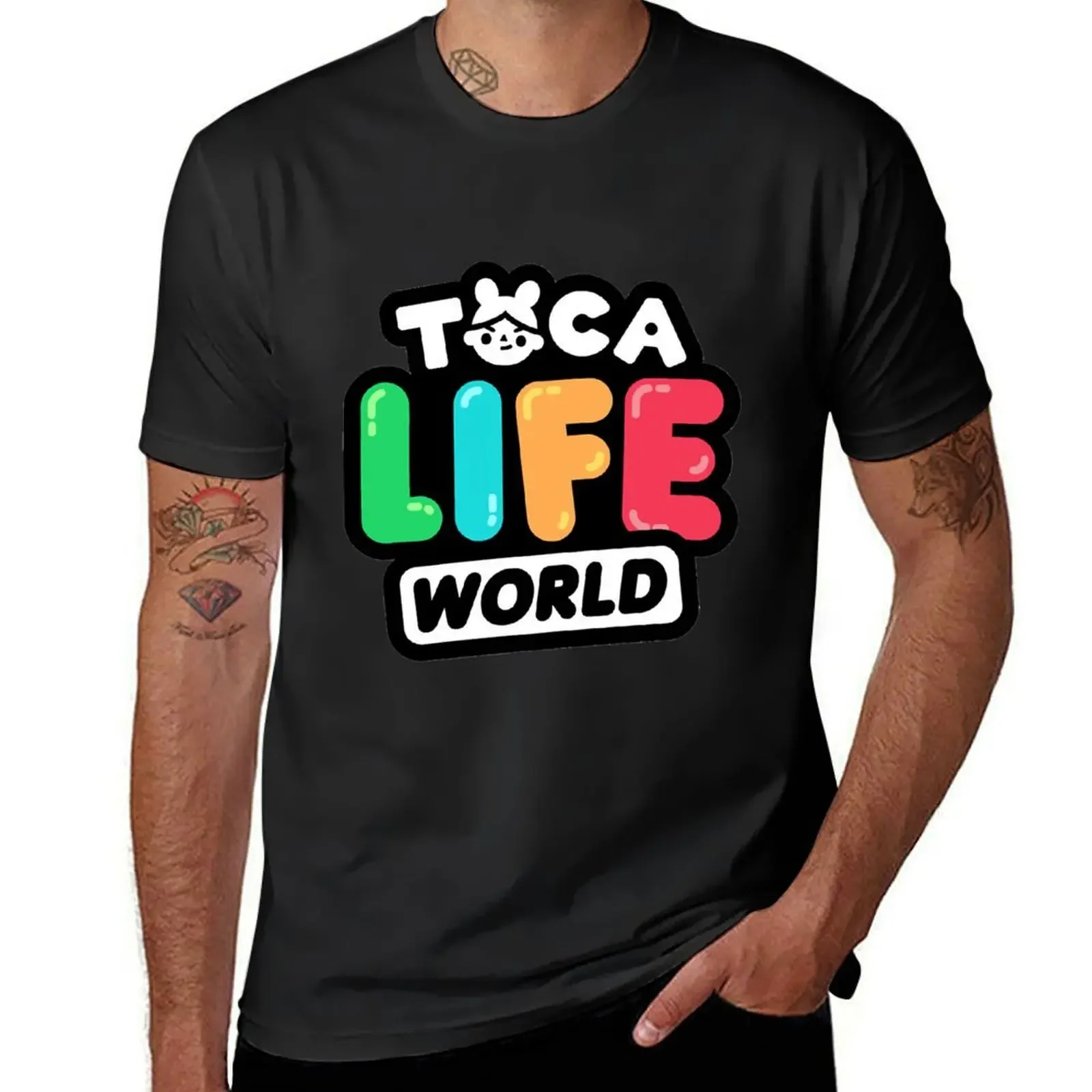 Мужская футболка с рисунком бока тока 2021, футболка Toca Life World, уличная одежда с рисунком аниме, Забавные футболки
Мужская футболка с рисунком бока тока 2021, футболка Toca Life World, уличная одежда с рисунком аниме, Забавные футболки