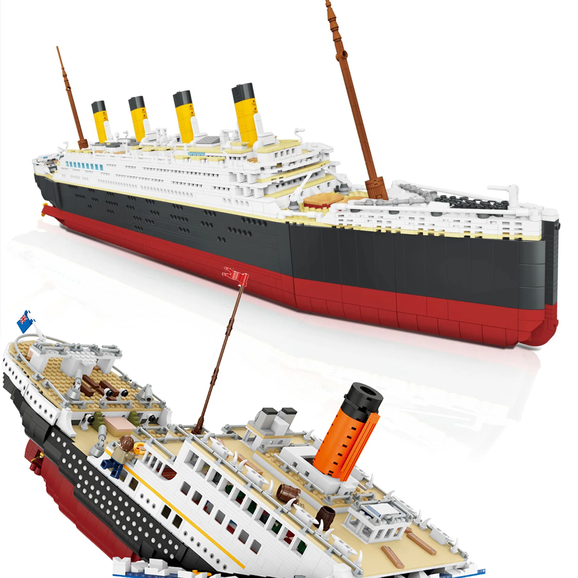 Movie Mini Build Brick Model Nanobricks 1912 Wreck Cruise Titanic Ship In Bottle Micro Block Jack Rose Figure Toy Fish Tank
Movie Mini Build Brick Model Nanobricks 1912 Wreck Cruise Titanic Ship In Bottle Micro Block Jack Rose Figure Toy Fish Tank