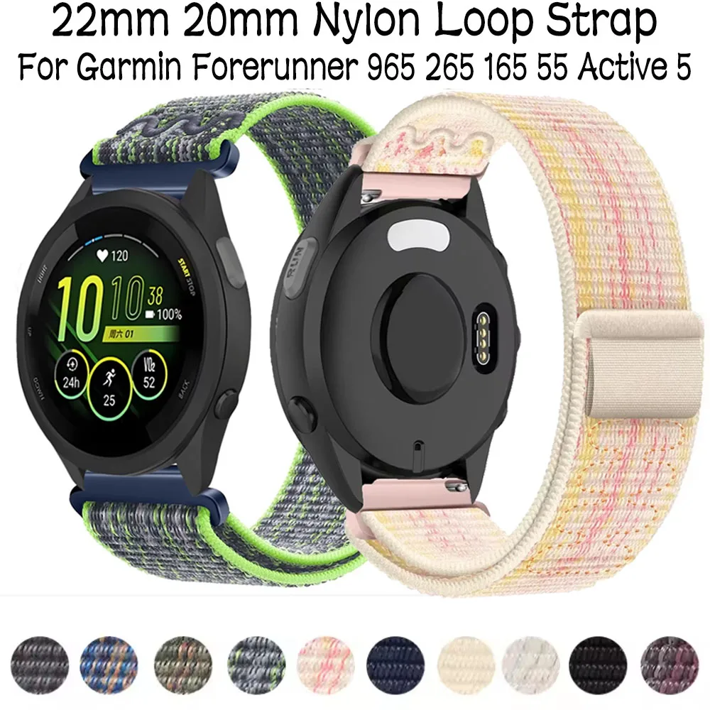 20mm 22mm Nylon Fabric Strap For Garmin Forerunner 965 265 165 55 255 955 Sports Band Bracelet Garmin Active 5/Vivoactive 5 belt
20mm 22mm Nylon Fabric Strap For Garmin Forerunner 965 265 165 55 255 955 Sports Band Bracelet Garmin Active 5/Vivoactive 5 belt