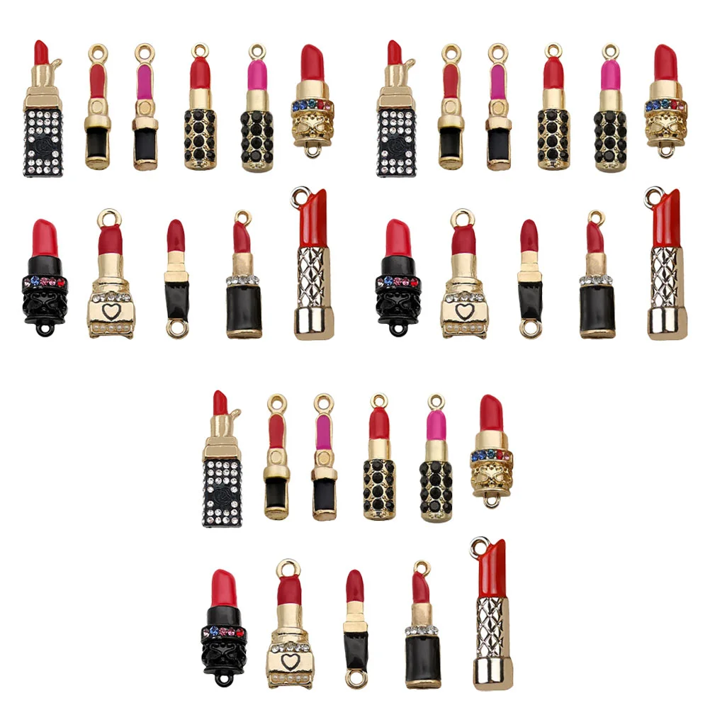 33 Pcs Lipstick Pendant Jewelry for DIY Alloy Accessories Charm Earring Parts Nurse
33 Pcs Lipstick Pendant Jewelry for DIY Alloy Accessories Charm Earring Parts Nurse