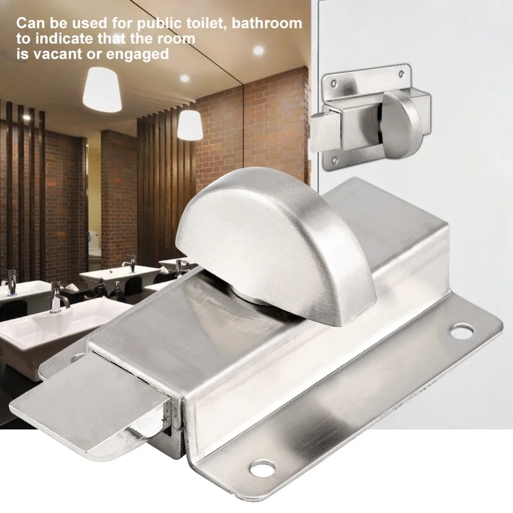 Easy Install Stainless Steel Indicator Lock Privacy Convenient Bolt Lock Gate Latch Lock Barn Cabinet
Easy Install Stainless Steel Indicator Lock Privacy Convenient Bolt Lock Gate Latch Lock Barn Cabinet
