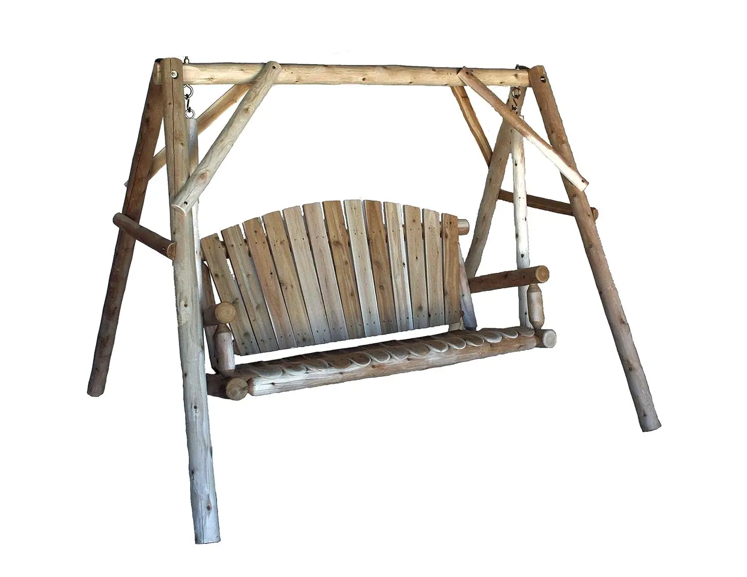 Cedar Log Outdoor Yard Swing, 5-Feet, Customized
Cedar Log Outdoor Yard Swing, 5-Feet, Customized