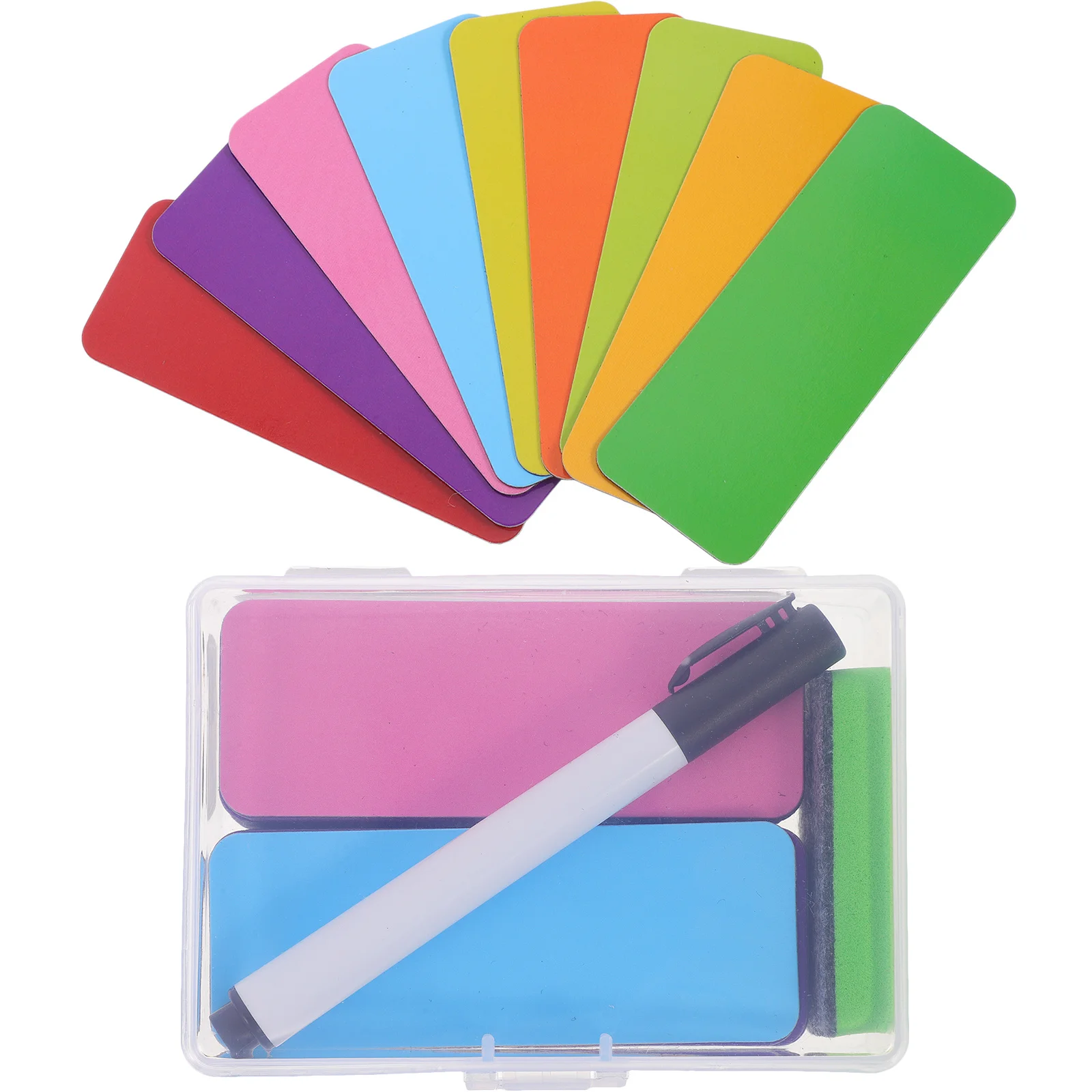 1Set Dry Erase Magnetic Labels Reusable Writable Name Tags for Classroom Fridge Whiteboard Scheduling Organization
1Set Dry Erase Magnetic Labels Reusable Writable Name Tags for Classroom Fridge Whiteboard Scheduling Organization