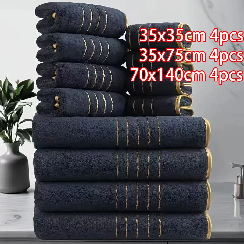 12pcs Ultra-Soft Coral Towel Set (Small/Medium/Large) – Quick-Dry, Luxury Spa & Gym Towels, Lightweight & Highly Absorbent
12pcs Ultra-Soft Coral Towel Set (Small/Medium/Large) – Quick-Dry, Luxury Spa & Gym Towels, Lightweight & Highly Absorbent