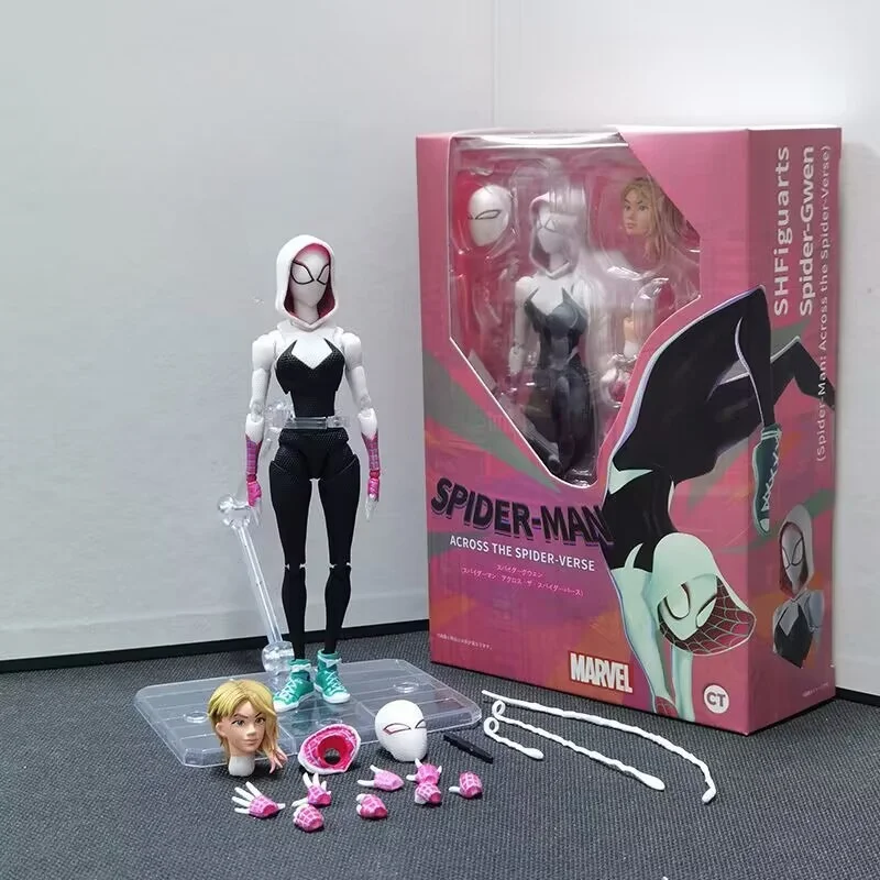 Anime Spider-man Shf Figuarts Miles Morales Gwen Action Figures Gwen Spider Woman Figurine Spiderman Figure Pvc Model Doll Toys
Anime Spider-man Shf Figuarts Miles Morales Gwen Action Figures Gwen Spider Woman Figurine Spiderman Figure Pvc Model Doll Toys