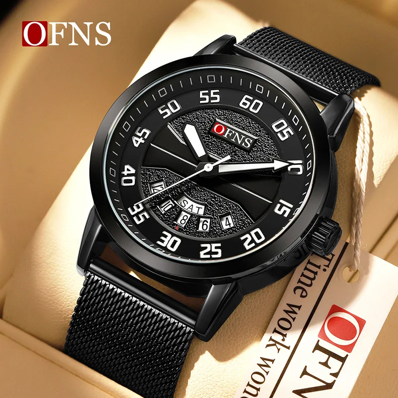 Men's Waterproof Dual Calendar Quartz Watch Fashion Casual Business Style Wristwatch for Teenagers And Students
Men's Waterproof Dual Calendar Quartz Watch Fashion Casual Business Style Wristwatch for Teenagers And Students