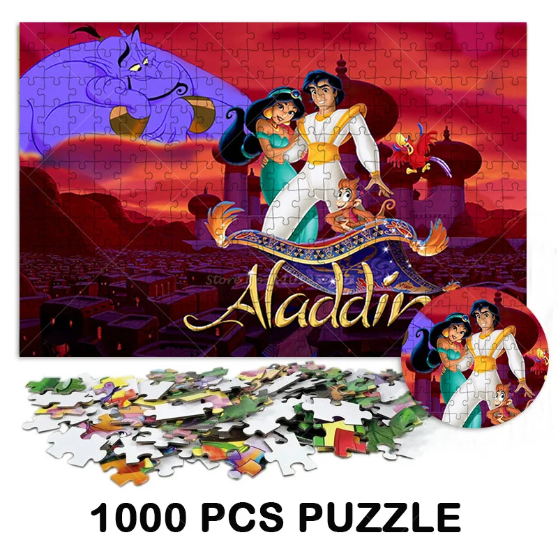 Пазл Aladdin из мультфильма Disney, 1000 шт., пазл принцессы жасмин, игрушка, детские развивающие игрушки, подарок ручной работы «сделай сам»
Пазл Aladdin из мультфильма Disney, 1000 шт., пазл принцессы жасмин, игрушка, детские развивающие игрушки, подарок ручной работы «сделай сам»