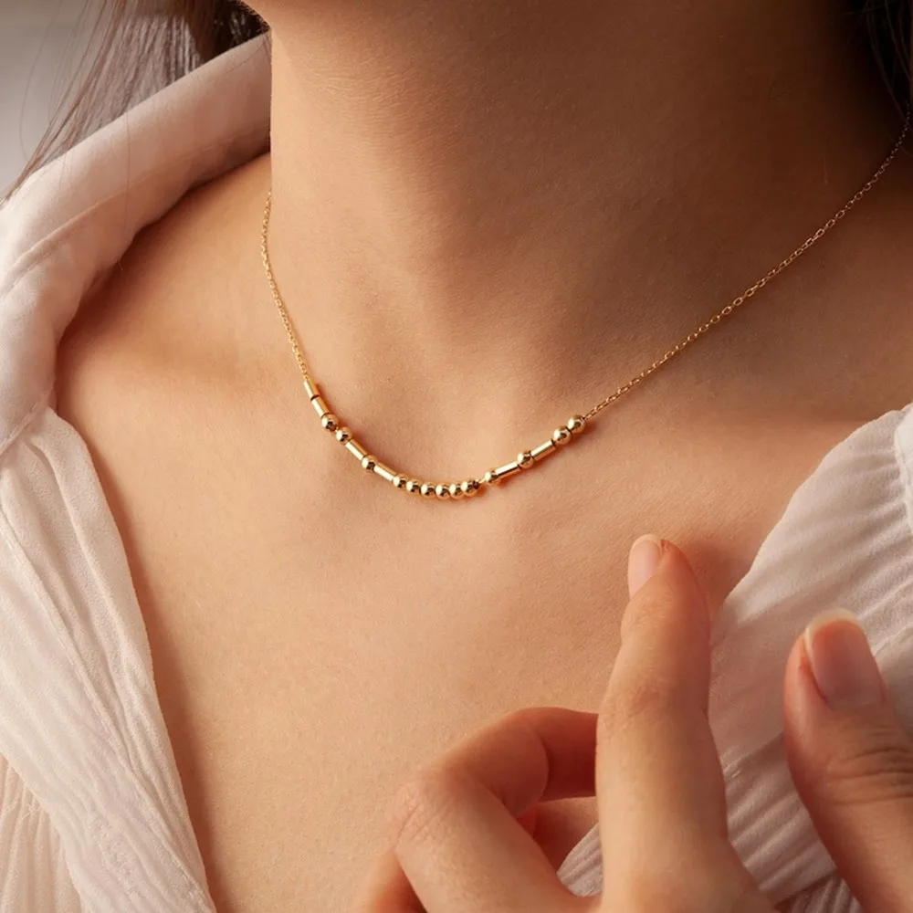 Custom Morse Code Name Necklace Stainless Steel Chain Personalized Hidden Message Jewelry Mother's Day Gifts Anniversary Gift
Custom Morse Code Name Necklace Stainless Steel Chain Personalized Hidden Message Jewelry Mother's Day Gifts Anniversary Gift