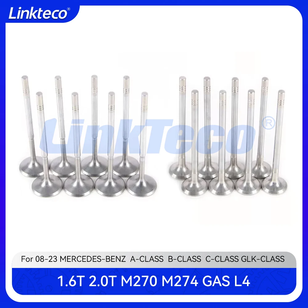 Engine part 16X Intake & Exhaust Valve Kit Fit 1.6 2.0 L T M270 M274 For 08-23 1.6T 2.0T MERCEDES-BENZ W176 W246 W205 C117 X253
Engine part 16X Intake & Exhaust Valve Kit Fit 1.6 2.0 L T M270 M274 For 08-23 1.6T 2.0T MERCEDES-BENZ W176 W246 W205 C117 X253